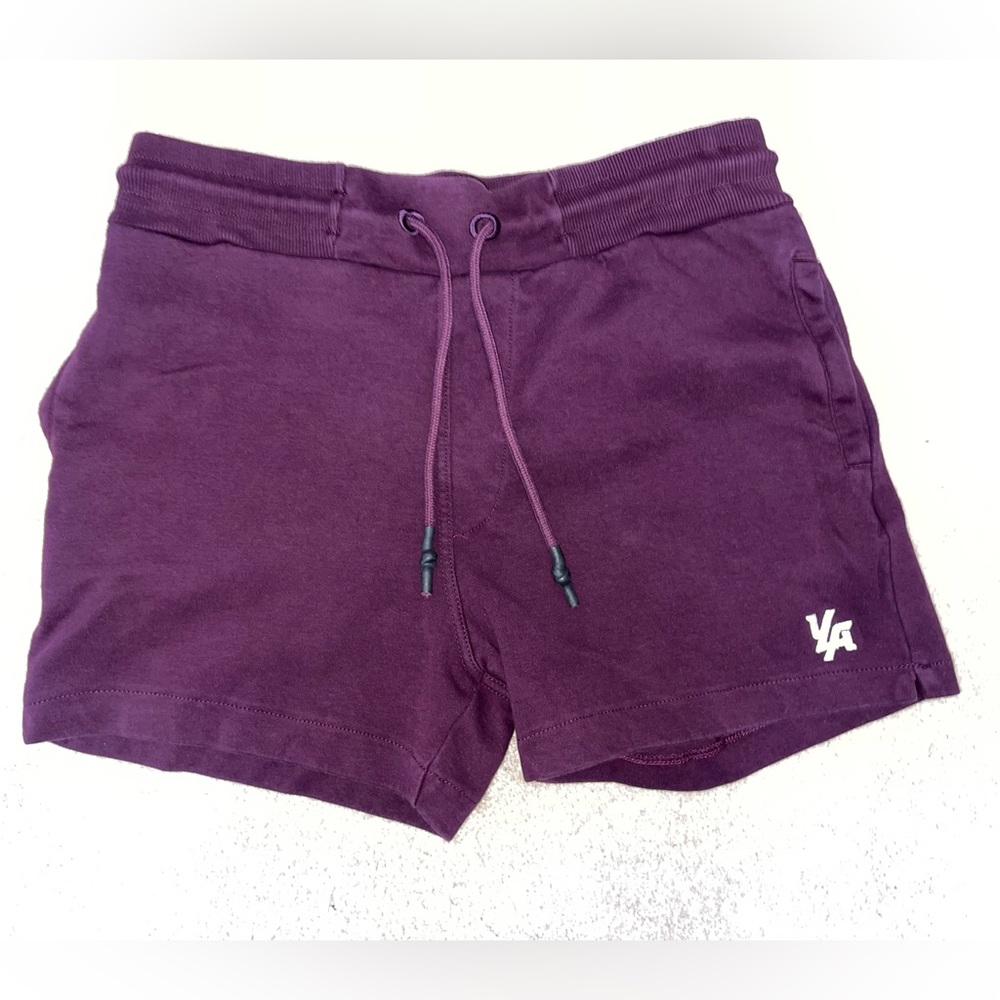 Purple YoungLA shorts, size XL, fitted size.